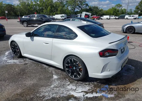 2025 BMW M240 I xDrive из США, поврежденный, VIN 3MW53CM05S8F76634